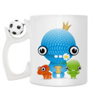 Кружка с футбольным мячиком