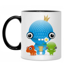 Кружка двухцветная