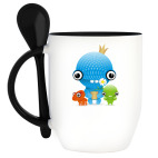 Кружка с ложкой