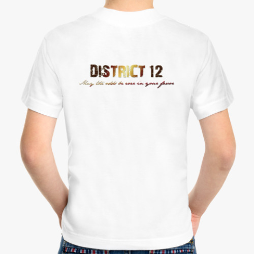 Детская футболка с принтом Голодные Игры