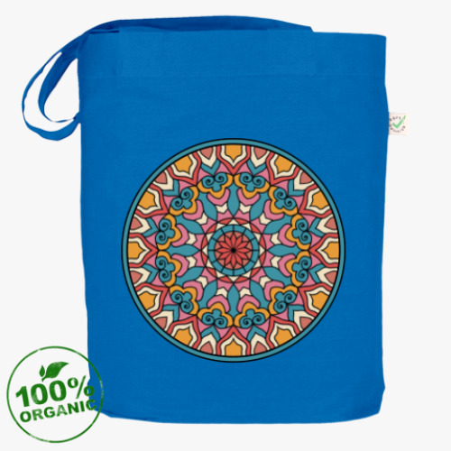 Сумка шоппер с принтом Мандала