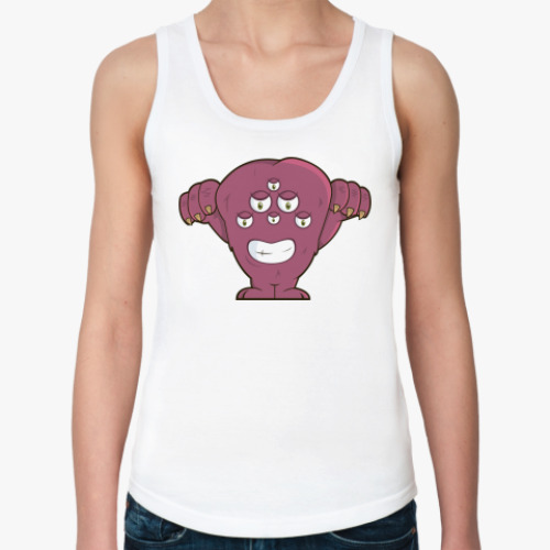 Женская майка с принтом Monsters / 6 eyes