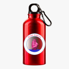 Металлическая бутылка 400 мл UV-DTF