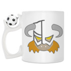 Кружка с футбольным мячиком