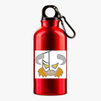 Металлическая бутылка 400 мл UV-DTF