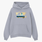 Толстовка худи оверсайз