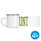 Кружка металлическая белая (круговая запечатка)