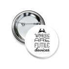 Значок 37 мм &#039;Words&#039;