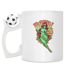 Кружка с футбольным мячиком
