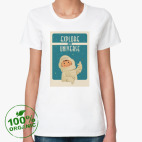 Женская футболка органик