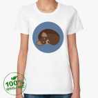 Женская футболка органик