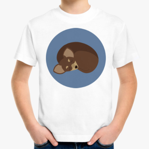 Детская футболка с принтом Sweet dog