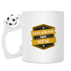 Кружка с футбольным мячиком