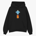 Толстовка худи оверсайз