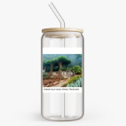 Банка с бамбуковой крышкой