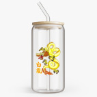 Банка с бамбуковой крышкой