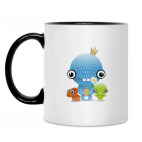 Кружка двухцветная