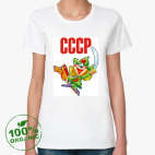 Женская футболка органик