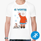 Мужская спортивная футболка