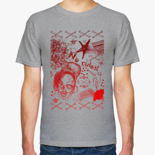 Футболка Be grunge! Гранж. Взрыв цвета.