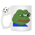 Кружка с футбольным мячиком