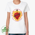 Женская футболка органик