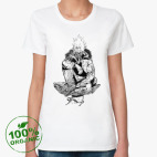 Женская футболка органик