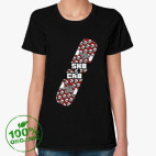 Женская футболка органик