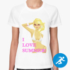 Женская спортивная футболка