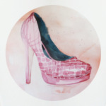 pink shoes