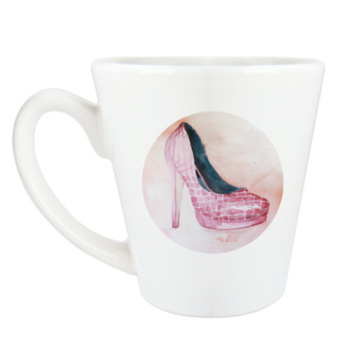 Чашка Латте pink shoes
