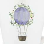 Воздушный шар в цветах