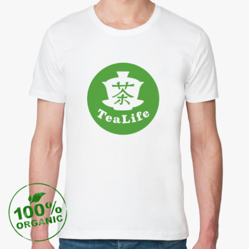 Футболка из органик-хлопка с принтом TeaLife