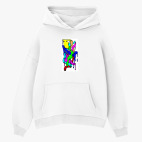 Толстовка худи оверсайз