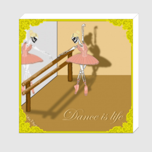 Холст Череп