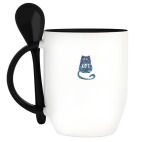 Кружка с ложкой