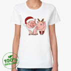 Женская футболка органик