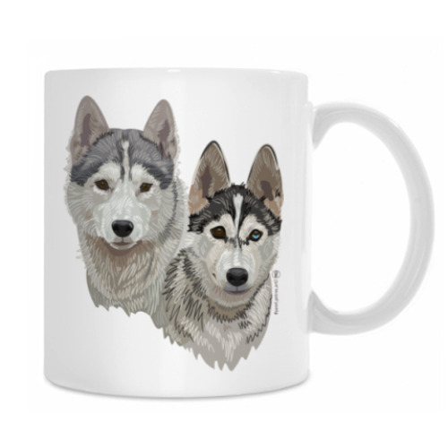 Кружка Хаски. Собаки.