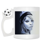 Кружка с футбольным мячиком