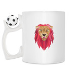 Кружка с футбольным мячиком