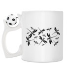 Кружка с футбольным мячиком