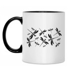 Кружка двухцветная