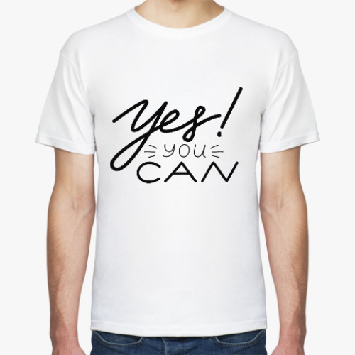 Футболка с принтом Мотивация