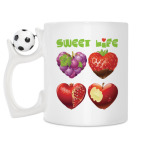 Кружка с футбольным мячиком