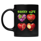 Кружка цветная UV-DTF