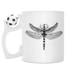 Кружка с футбольным мячиком