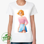 Женская футболка органик