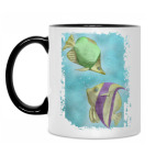 Кружка двухцветная