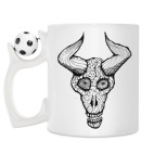 Кружка с футбольным мячиком