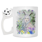 Кружка с футбольным мячиком